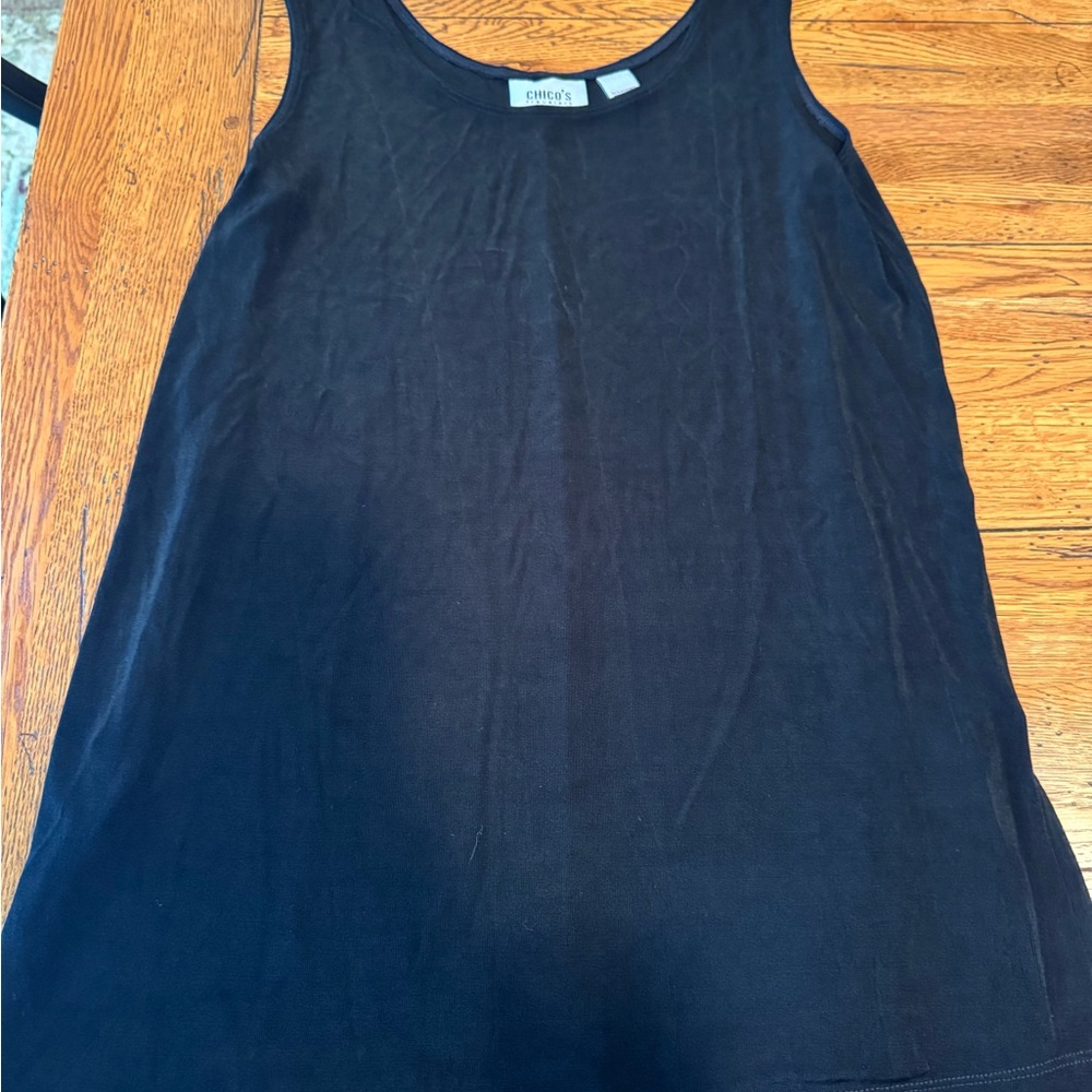 Chico's Black Sleeveless Top